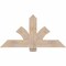 Ekena Millwork Redmond Smooth Timber Gable Bracket, Douglas Fir, 48"W x 24"H x 1 1/2"D x 5 1/2"F, 12/12 Pitch GBW048X24X0206RED00SDF - alternate 1